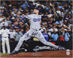 Blake Snell Los Angeles Dodgers Autographed 2025 MLB World Series Champions 16" x 20" Photograph - Fanatics Authentic Certified