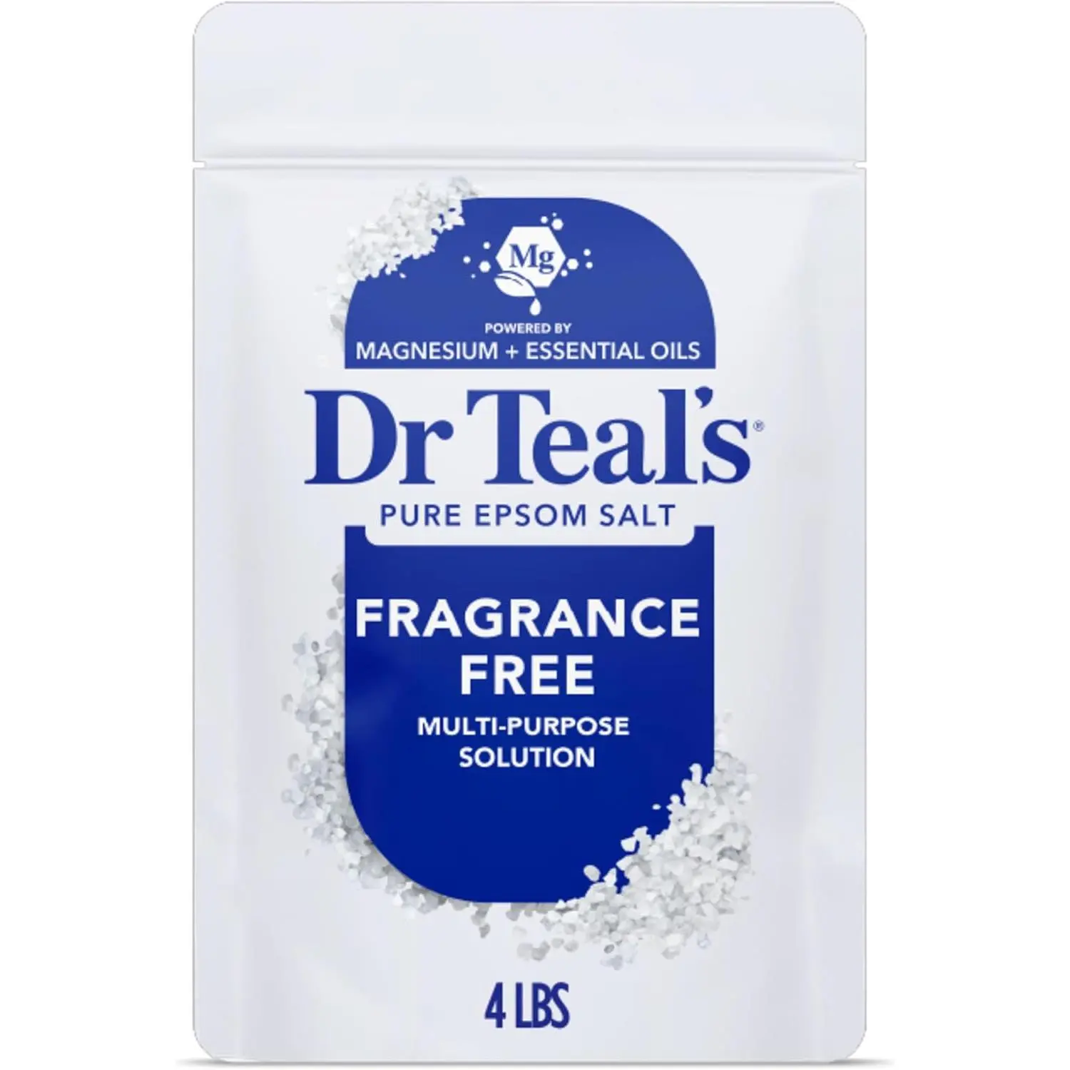 Find your perfect scent| Dr Teal's Epsom Salt Magnesium Soak, Fragrance Free, 4 lbs Vitamin Restore