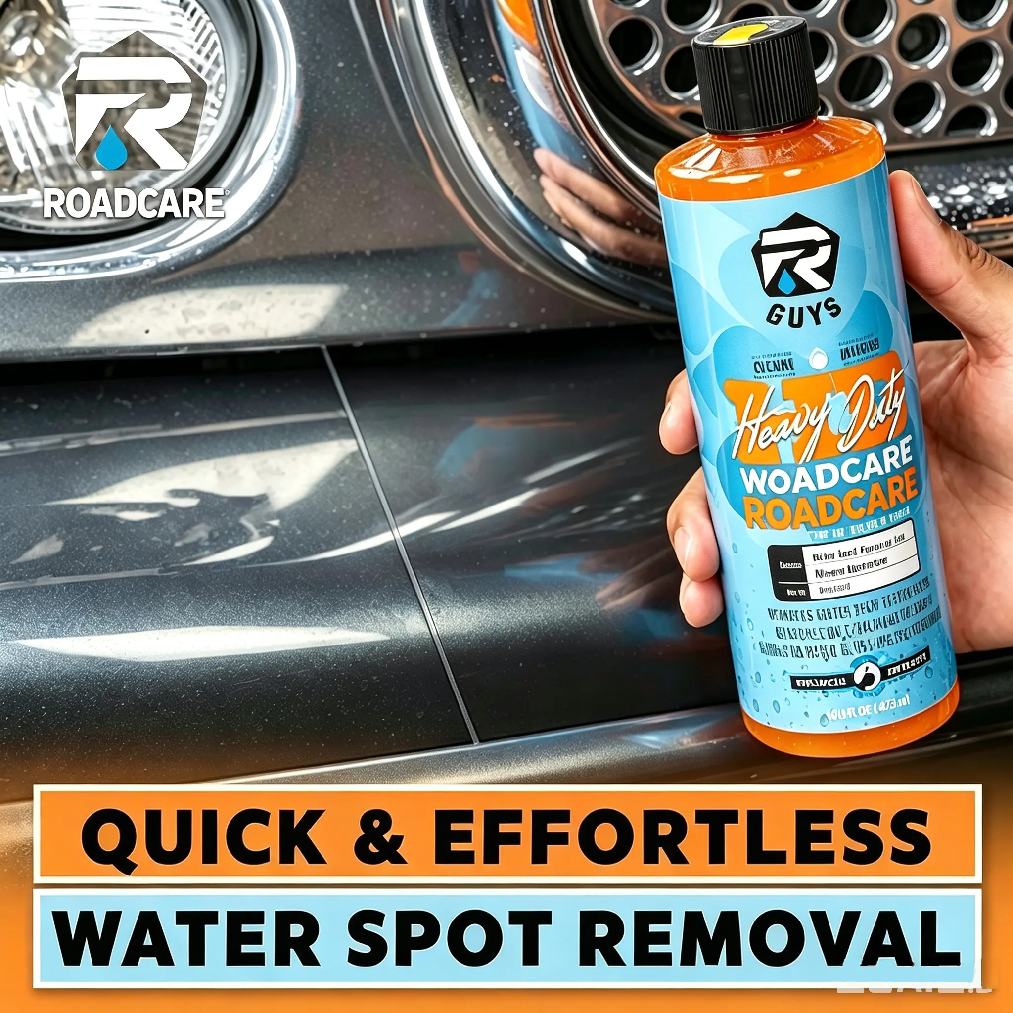 Car Water Spot Remover Spray Paint Surface Cleaner Removes Water Spots Dirt And Grime Deep Cleaning Solution For Car Exterior Auto Detailing Care Easy Spray And Wipe