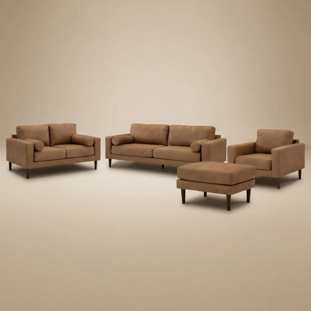 Telora Sofa, Loveseat, Chair and Ottoman