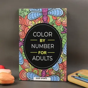 Adult Coloring Book with Mandala Designs, Color by Number, 75 Beautiful Patterns, Perfect for Relaxation and Stress Relief, Ideal Christmas and Valentine's Gift
