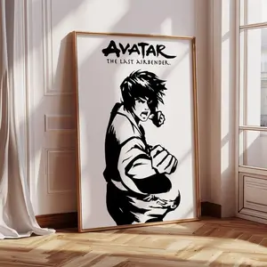 Avatar Last Air Bender Zuko Minimalist Poster | Avatar TV Show | Zuko Design | Home Decor | Wall Art