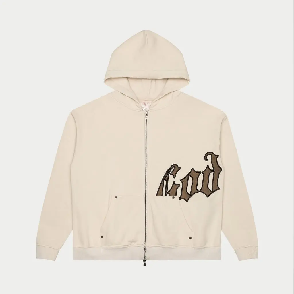 Godspeed OG Logo Hoodie Only V2 (Creme/Brolive)