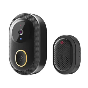 Wireless Smart Doorbell with Video Intercom, Rainproof Design for Home Use, Infrared Night Vision Feature Included
