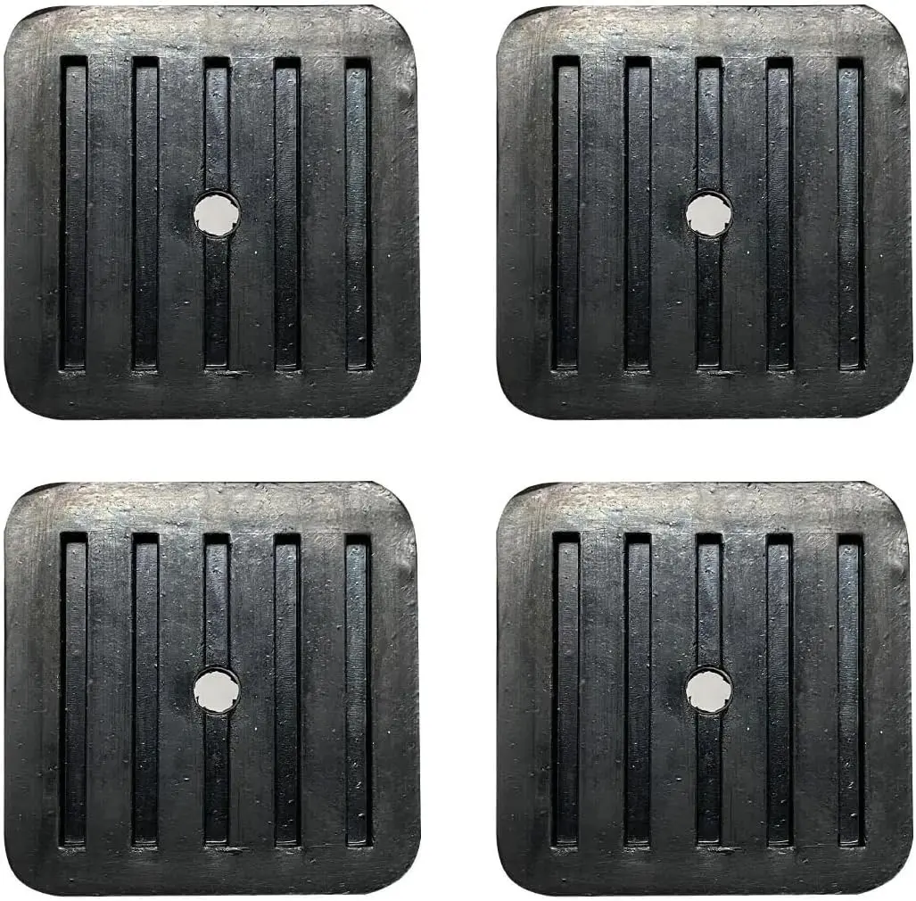4 Pack Mini Split Anti-Vibration Pads Wall Mounting Bracket Isolator Rubber Pad Damper Shock Absorbing Feet for Ductless Air Conditioner Heat Pump System Outdoor Condenser Unit A/C HVAC