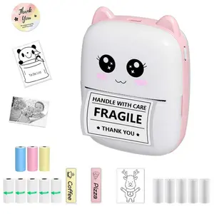 Label Maker Machine with Tape, 2 inch sticker printer，Easy to Use for Office, Home, Business, 2 Inch Label Maker with 2'' x1.18'' Labels-230pcs/Roll