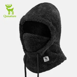 Qunature Ski Mask with Adjustable Ventilation and Detachable Liner for Winter Sports