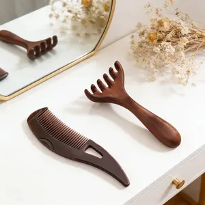 Energy Comb Set, Hollow Design Hair Care Brush, Dandruff Removal Comb, No Wash Anti-Hair Loss, Oil Control Head Combs, 2 Pieces