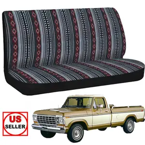 Universal Baja Saddle Blanket Bench Full Size Seat Cover for Ford Chevrolet Dodge Full Size Pickup Trucks Automotive Interior Cushion