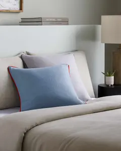 Cudee Solid Modern Wool Throw Pillow