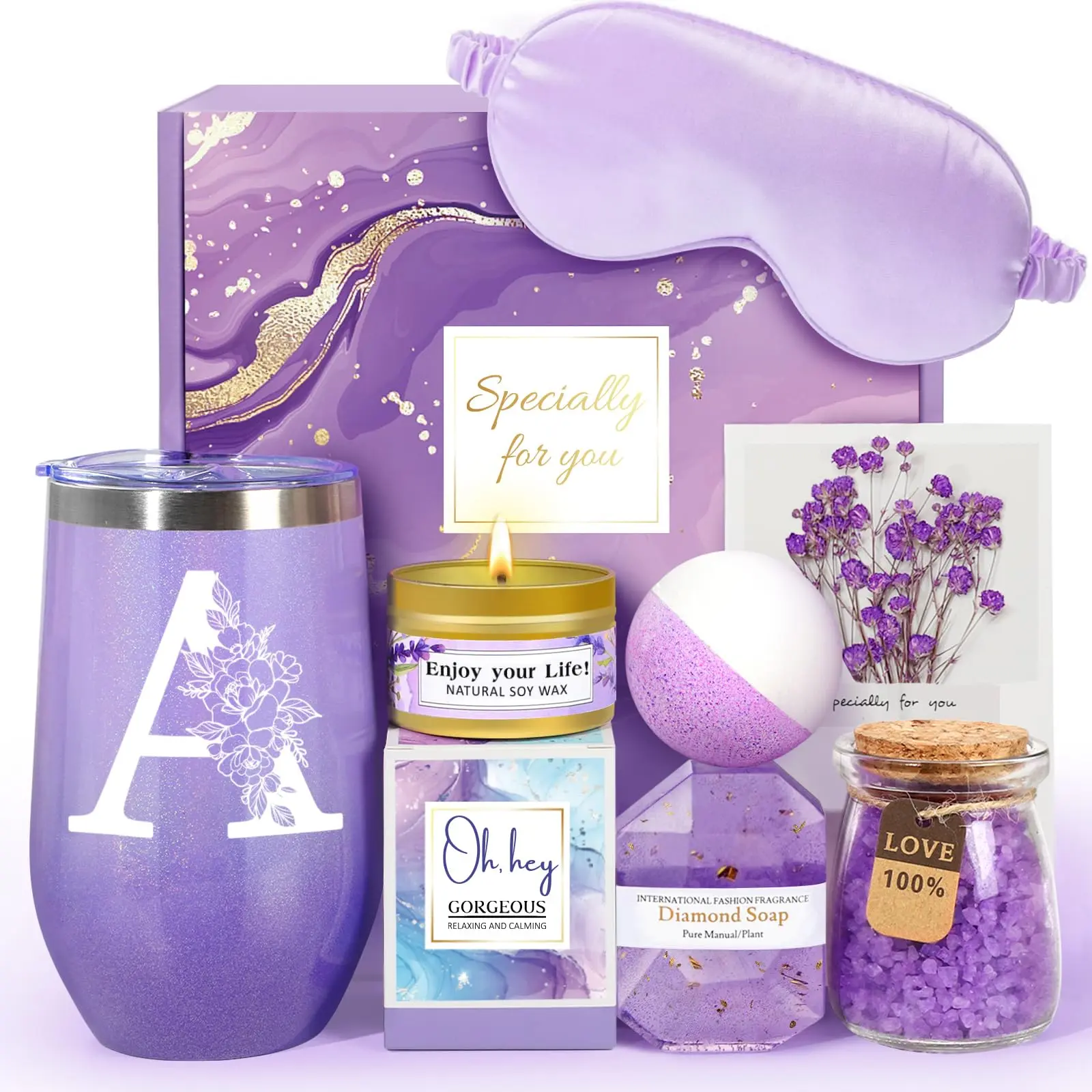 Birthday Gifts for Women Self Care Gifts Relaxing Spa Gifts Baskets Get Well Soon Gifts Care Package for Women with Blanket Unique Valentines Day Gifts for Her Mom Wife Girlfriend Best Friend Sister