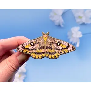 Sheep Moth (Hemileuca eglanterina) Enamel Pin