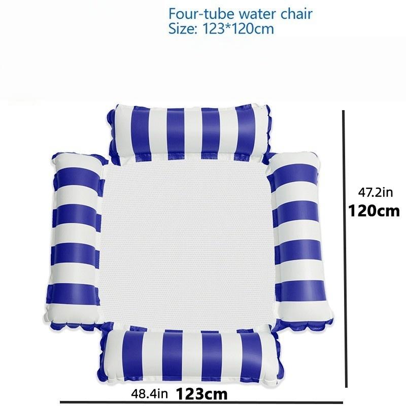 Pool Floats, Inflatable Pool Hammocks,Portable Pool Float for Adults, Pool FloatsAdult Lounge Chair, Pool Float Raft forSummer Relaxing & Travel, Pool Accessoriesfor Backyard Party, Above Ground PoolAccessories for Lake & Beach Vacation