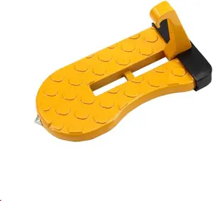 Car Door Step with Glass Breaker Safety Hammer & Roof Rack Access,Foldable Roof Rack Door Step - Fits Most Car, SUV and Truck, Max Load 400 lbs