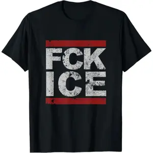 Fck Ice Distressed T-Shirt |     Unisex Cotton T-Shirt |     Unique Gift Tee
