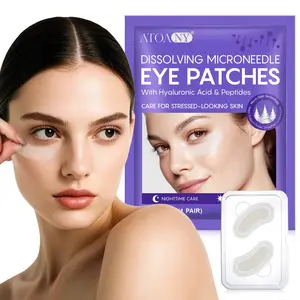 ATOANY Eye Patch, Moisturizing Eye Patch, Deep Hydration, Night Eye Mask, Anti-Slip Eye Film Patch, Suitable for All Skin Types, Must-Have for Travel, One Pair Per Package