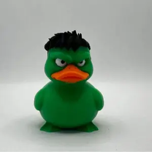 Strong Green Guy Hero Action Figure Duck Miniature Figurine For Jeeps Dashboards