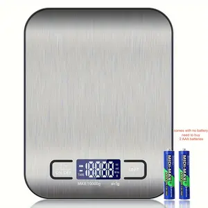 High Precision Digital Scale, Precise Measurement in Grams & Ounces, Stainless Steel Silver Color Design, Ideal for Kitchen & Laboratory Use, Digital Weight Scale