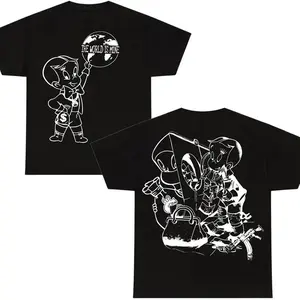 Greedyboyz Graphic Tee, Bold Cartoon Design, Streetwear-Inspired T-shirt, Unisex Menswear Womenswear Top, Fun and Edgy Artwork Tee