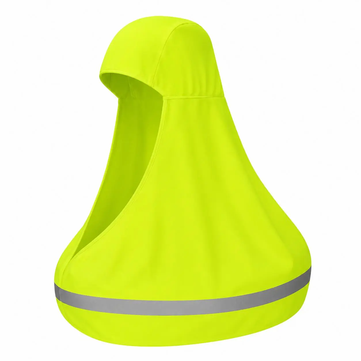 High Vis Reflective Outdoor Head Wrap, Wind Resistant Neck Shield Balaclava For Low Light Road Activities