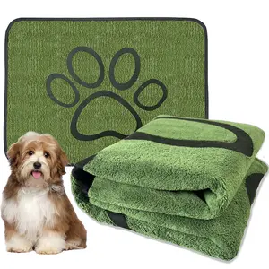 Washable Pet Urine Pad, High Density Absorbent Polyester Fiber, Non-Slip Bottom, Reusable Training Mat for Crates/sofas/litter Boxes