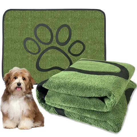 Washable Pet Urine Pad, High Density Absorbent Polyester Fiber, Non-Slip Bottom, Reusable Training Mat for Crates/sofas/litter Boxes, Washable Pee Pads