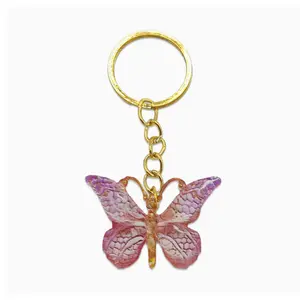 Butterfly Key chain in stock for festival gifts and accessories - Butterfly keychain -HN329-14