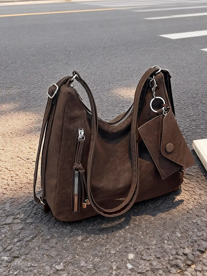 Women's Fashion Simple Shoulder Crossbody Bag, Durable Practical Daily Essential, Perfect Choice for Travel and Everyday Use, Vintage Style