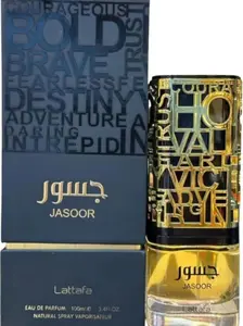 Lattafa Jasoor Eau De Parfum Spray for Men - 3.4 Ounce