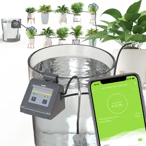 RainPoint WiFi Auto Watering System for Indoor Potted Plants - DIY Drip Irrigation Kit with Remote Control Water Pump, Auto/Manual/Delay Watering Modes, Smart Self-Watering Function