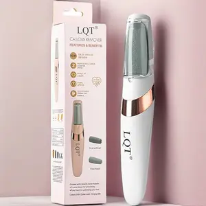 LQT Electric Foot File Rechargeable Callus Remover for Hard Cracked Skin At Home Pedicure Kit for Smooth Feet Men Women Manicure Nail Care Cuticles Nail Art, Adults, Hard Skin