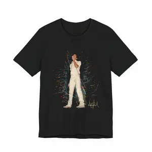 [SALE UP TO 50%] Michael Jackson Thriller King Of Pop T-shirt, Mixed Media Graphic Tee, Retro Album Art Outfit, Vintage Aesthetic Style, Unisex Oversized Gift