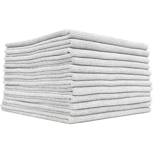 Professional Microfiber Detailing Towel for Ceramic Coating, Leveling & Sealant Removal, Scratch-Free & Tagless, 320gsm