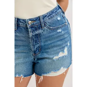 150379 Judy Blue HW Rigid Magic Cut Off Shorts