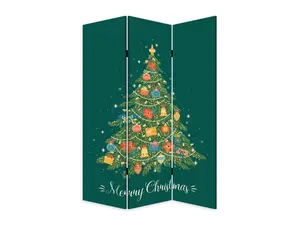 Screen Gems SG-398 72 x 48 in. Christmas Screen & Room Divider