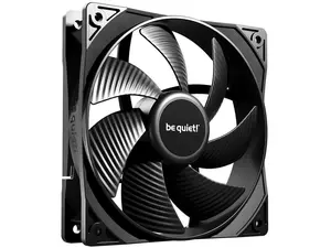 Pure Wings 3 | 120mm PWM High Speed Case Fan | High Performance Cooling Fan | Compatible with Desktop | Low minimum rpm | Low Noise | Black | BL106
