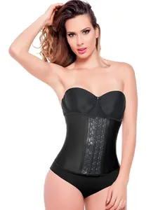 Ann Michell Gym Sport Waist Corset 3 Hooks Adjustable sizing Short Torso Black Color - 2026D Shapewear Womenswear Shaper