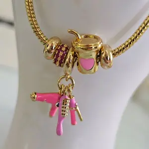 beautiful bracelet with an extension 14k gold-plated fits a size 17-18-19