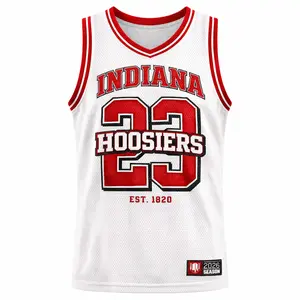 Indiana Hoosiers 23 Basketball Jersey Mesh Tank Top Sports Fan Shirt