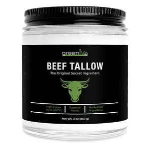Beef Tallow 100% Pure | USA Sourced Rendered Beef Fat