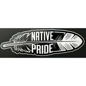 Native Pride Leaf Window or Helmet Decal