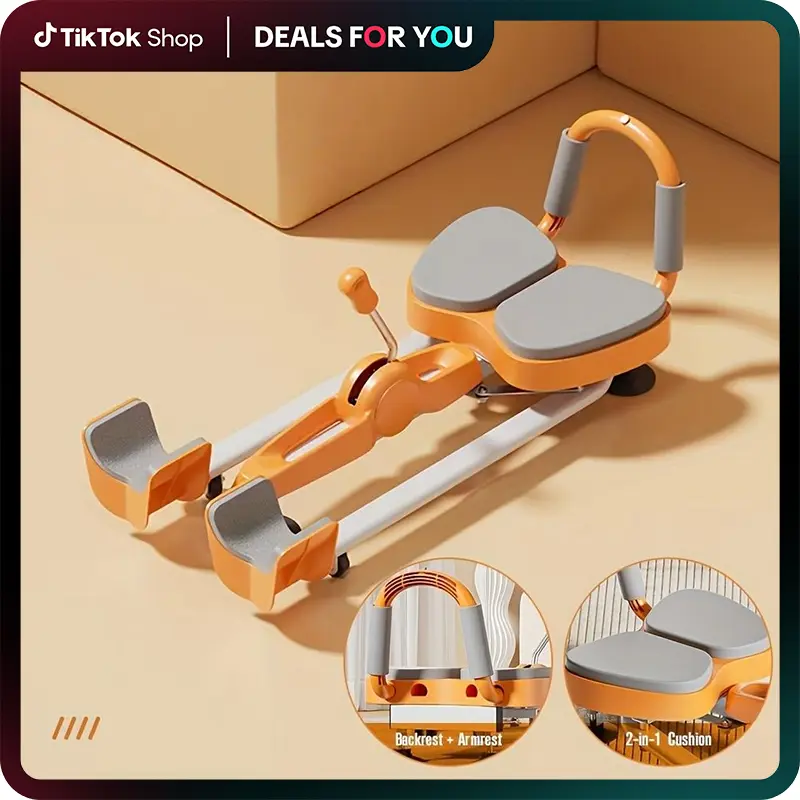 210° Leg Stretcher Machine - Heavy Duty Steel Flexibility Trainer for Splits, Yoga & Dance | Home Gym Equipment for Ballet/Gymnastics