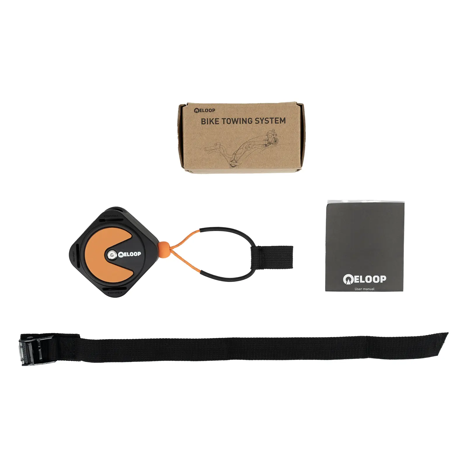 ELOOP Retractable Bike Tow Rope, Bungee Pulley Towing Leash System for Sports & Outdoor Kayaking Use