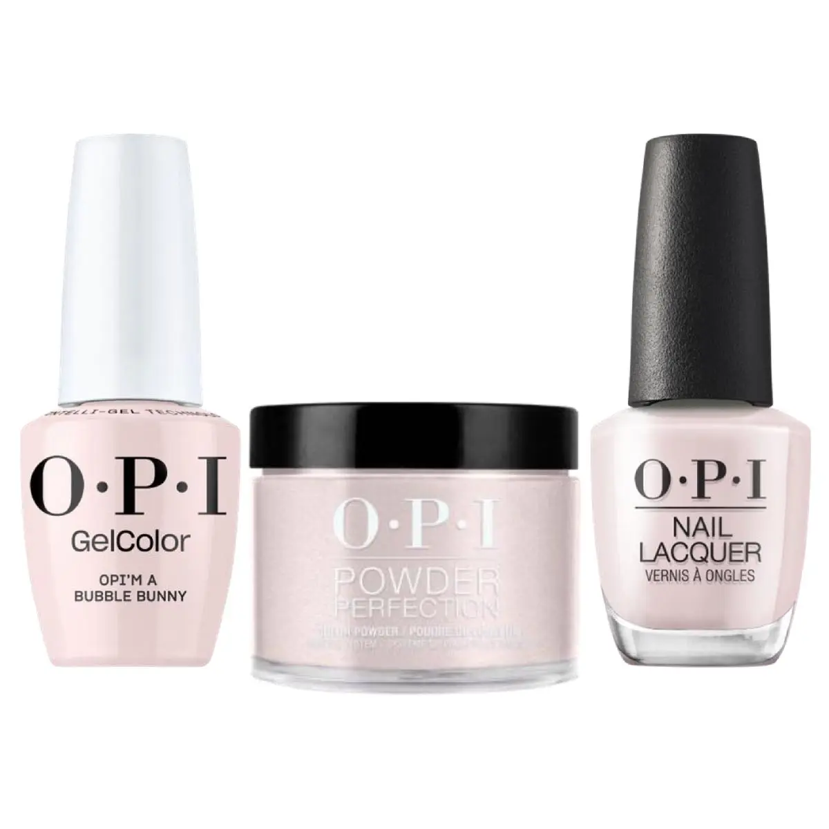 OPI Intelli 3-in-1 Matching Set - S061 OPI'm a Bubble Bunny (OPI Spring 2026)