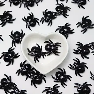 50pcs Mini Acrylic Spider Decorations - Perfect for Halloween, Thanksgiving & Fall Parties - Ideal Table Scatter & Vase Filler