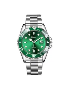 Men's Quartz Watch, Waterproof Luminous Date Display Stainless Steel Luxury Timepiece, Perfect Birthday Gift Choice Durable Fashion Design, Luminous Analog Watch, Quartz Wristwatch, Fashionable Wristwatch