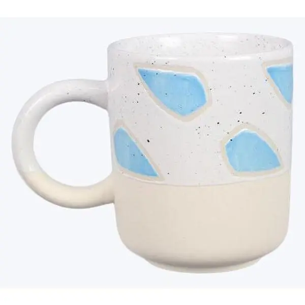 Young's Set of 3 Coastal Stoneware Blue DesignMugs