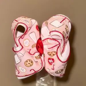 Milk & Cookies 5” bow