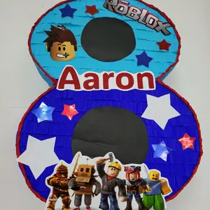 Roblox number handmade piñata Roblox number handmade piñata