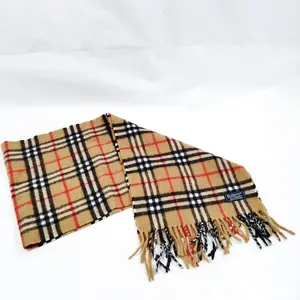 Pre-owned Burberry Scarf Beige 11631529835/785141